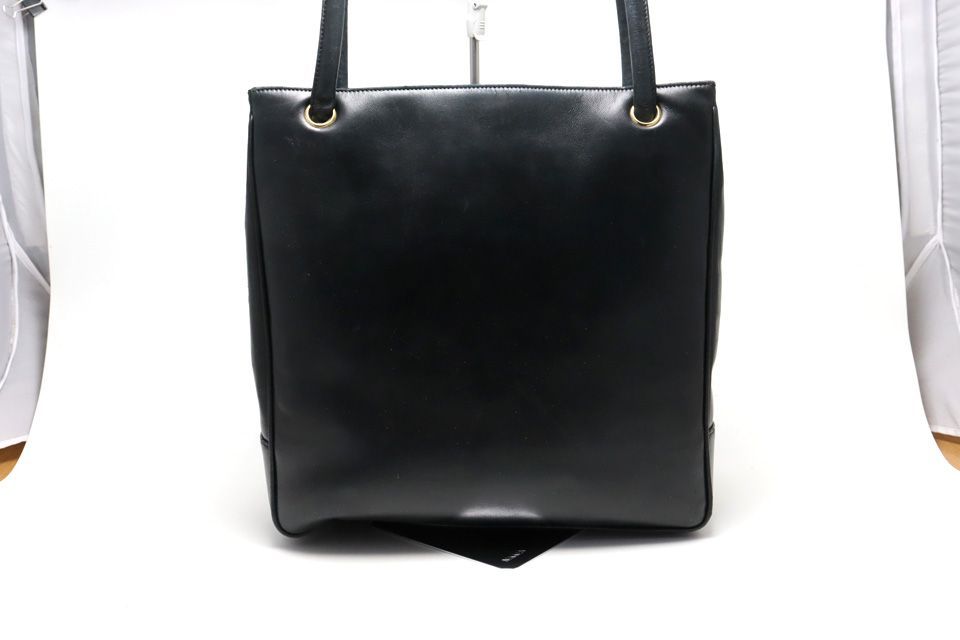 Chanel 1 Jumbo CC Logo GD Leather Tote — view 2
