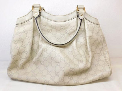 Gucci Tote Guccissima Ivory Leather — view 2
