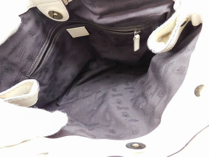Gucci Tote Guccissima Ivory Leather — view 4
