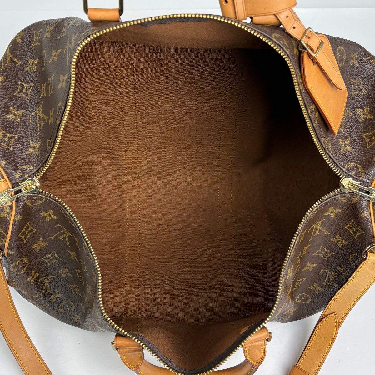 Louis Vuitton Keepall Bandouliere 50 2-Way Shoulder Bag Monogram Brown — view 9