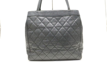 Chanel Quilted Caviar Leather GD Tote — view 2