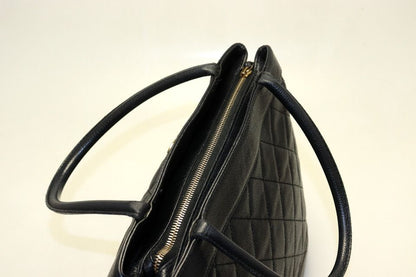 Chanel Quilted Caviar Leather GD Tote — view 8