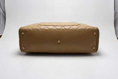 Chanel Quilted Caviar Leather GD Handbag — view 3