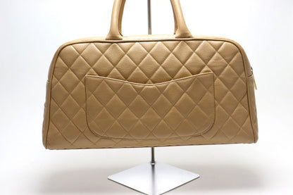 Chanel Quilted Caviar Leather GD Handbag — view 2