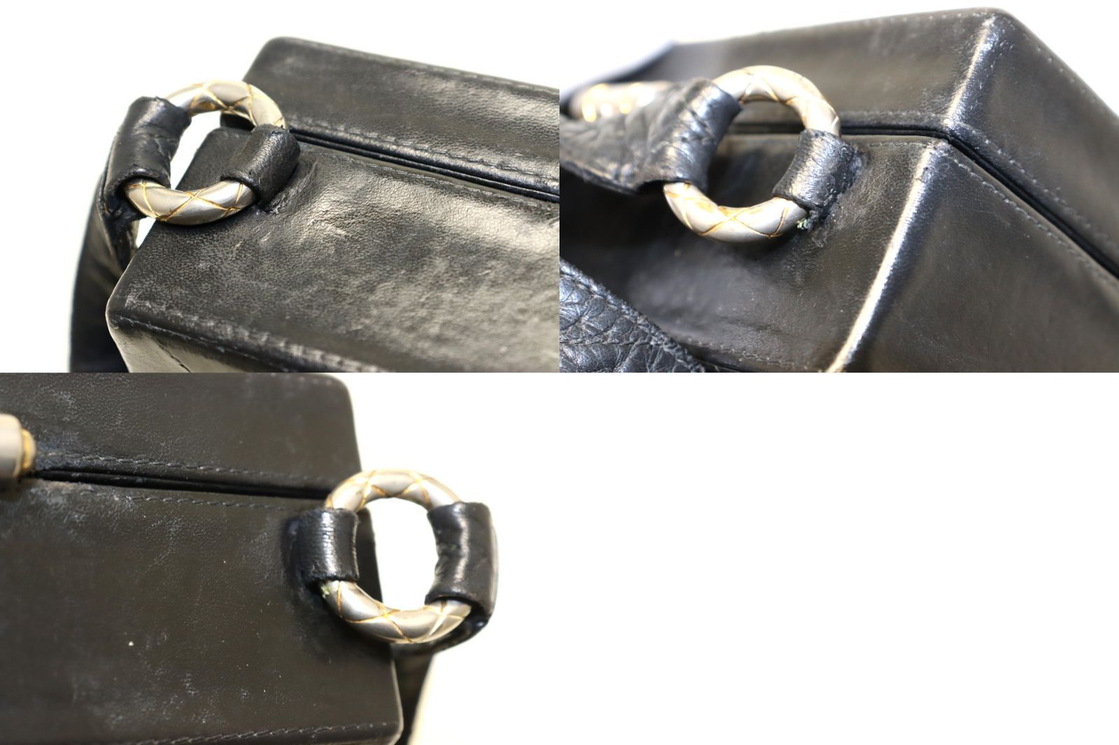 Chanel Stitch GD Leather Shoulder Bag — view 9