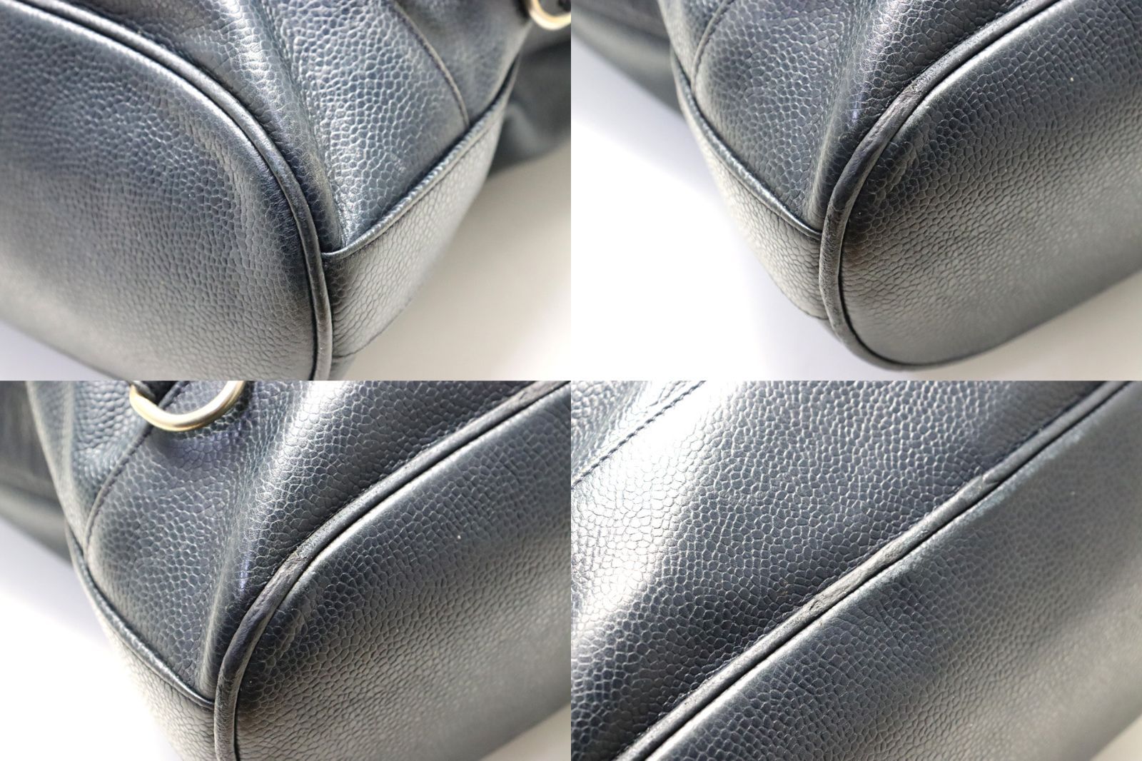 Chanel Jumbo CC Logo GD Leather Shoulder Bag — view 7