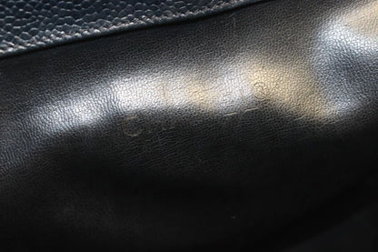 Chanel Jumbo CC Logo GD Leather Shoulder Bag — view 8