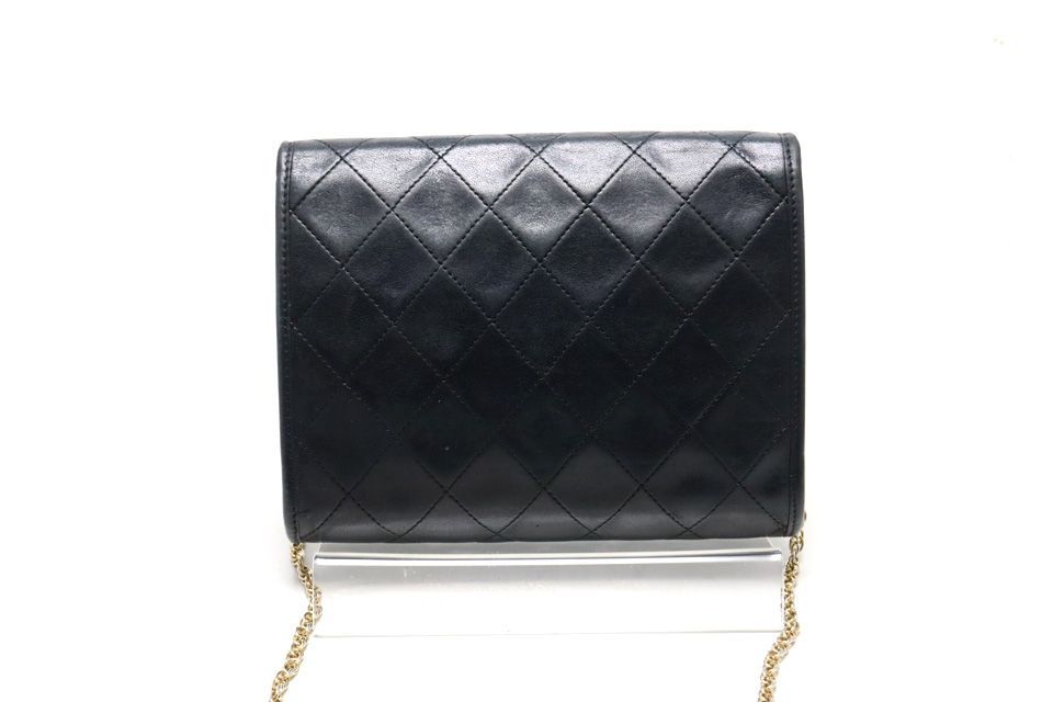 Chanel Quilted GD Leather Chain Shoulder Bag — view 2