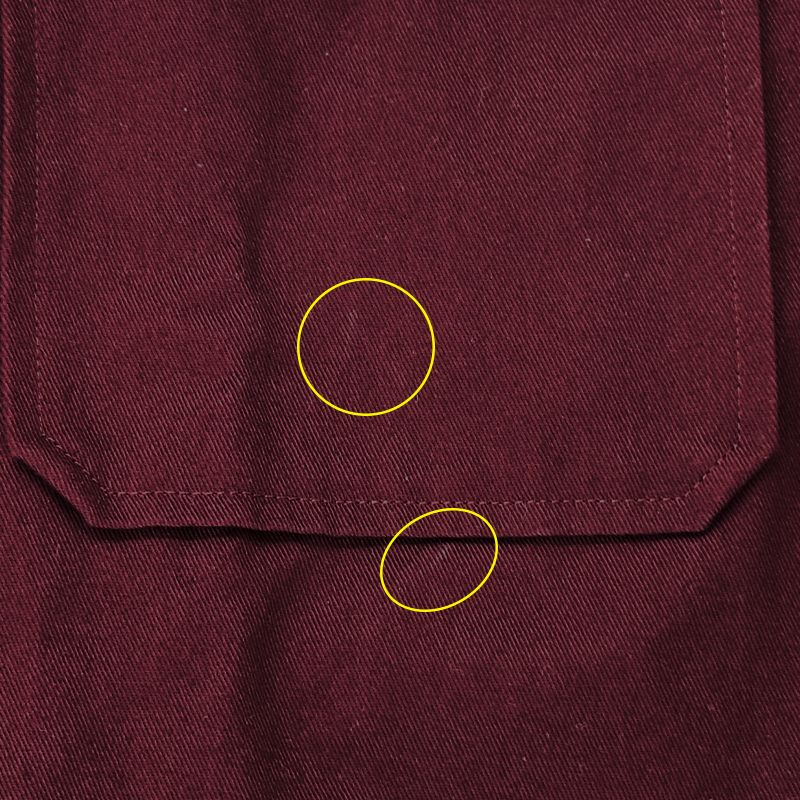 Saint Laurent Shirt Long Sleeve Cotton Bordeaux XS 34 Simple Mode Pretty — view 8