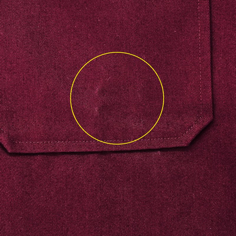 Saint Laurent Shirt Long Sleeve Cotton Bordeaux XS 34 Simple Mode Pretty — view 7