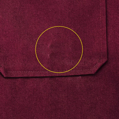 Saint Laurent Shirt Long Sleeve Cotton Bordeaux XS 34 Simple Mode Pretty — view 7