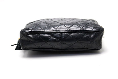 Chanel Quilted Fringe GD Leather Chain Shoulder Bag — view 3