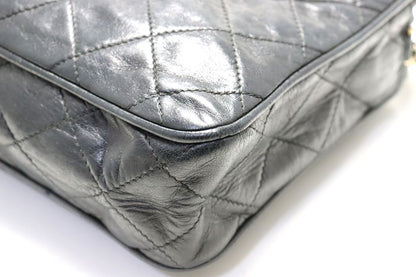 Chanel Quilted Fringe GD Leather Chain Shoulder Bag — view 4