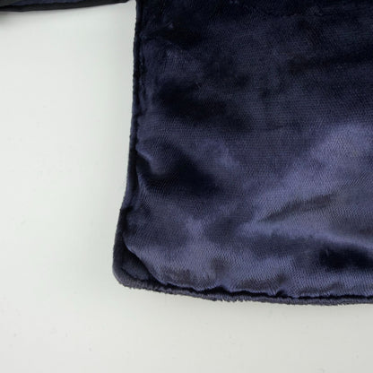 Prada Shoulder Bag Navy Velour Vintage the — view 7