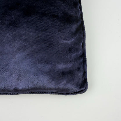 Prada Shoulder Bag Navy Velour Vintage the — view 8