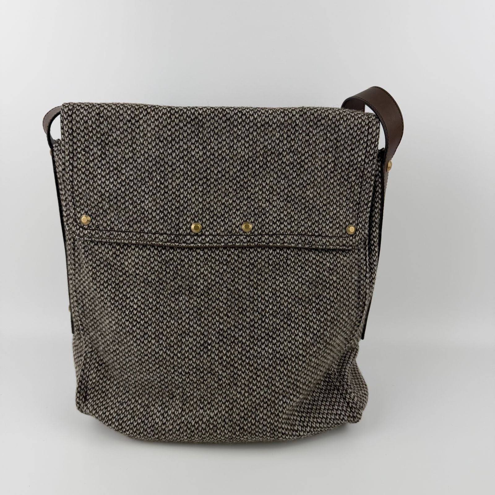 Saint Laurent Yves Shoulder Bag Brown Tweets de Vinte Ji Su Hboc — view 2