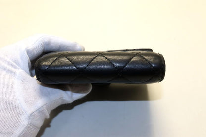Chanel Quilted GD Leather Bifold Wallet — view 3