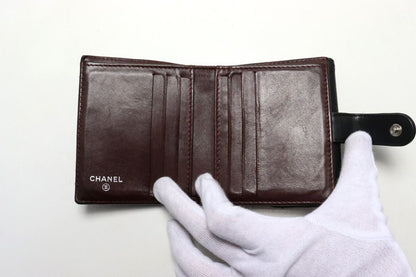 Chanel Quilted GD Leather Bifold Wallet — view 4