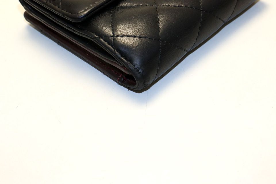 Chanel Quilted GD Leather Bifold Wallet — view 6