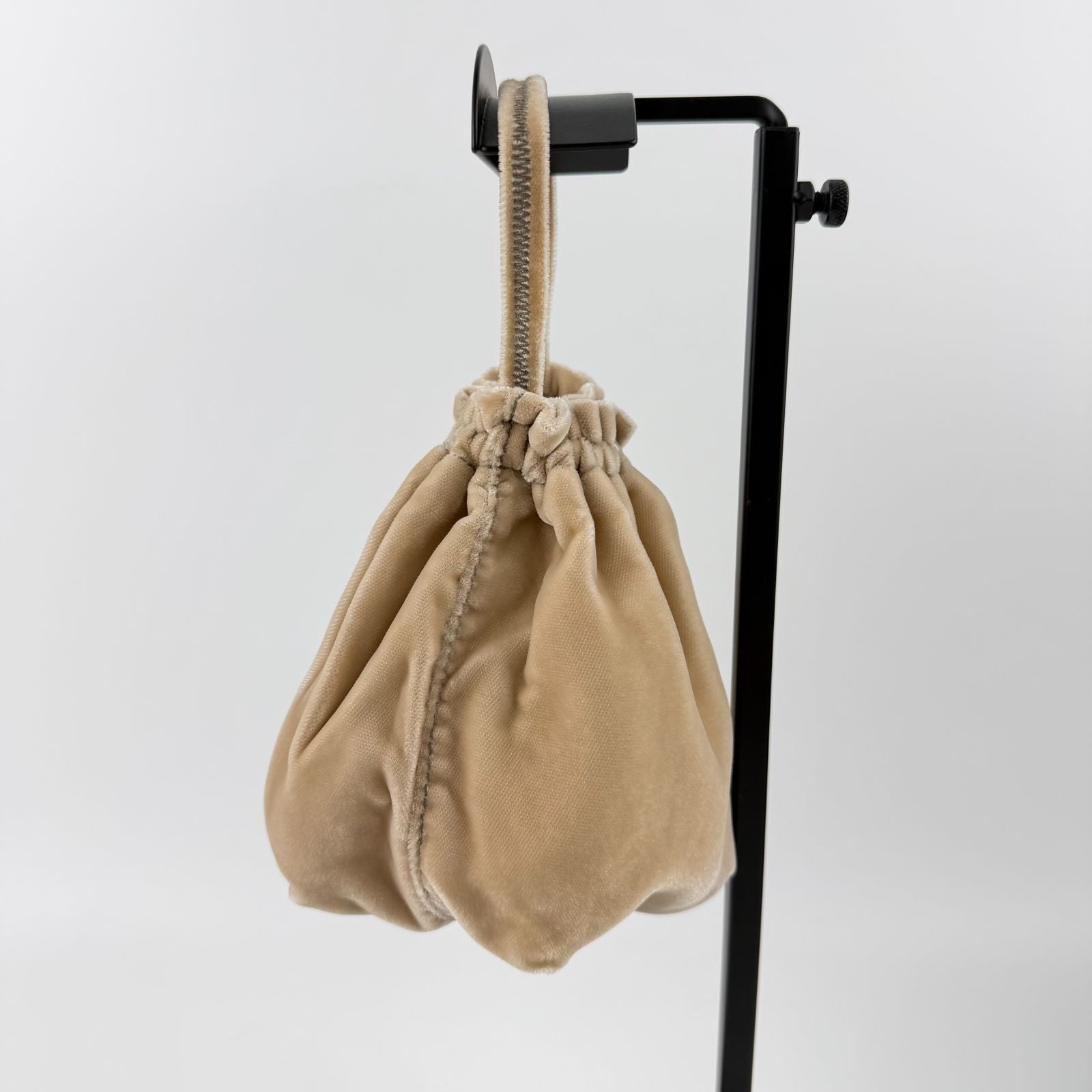 Prada Handbag Beige Velour Vintage — view 3