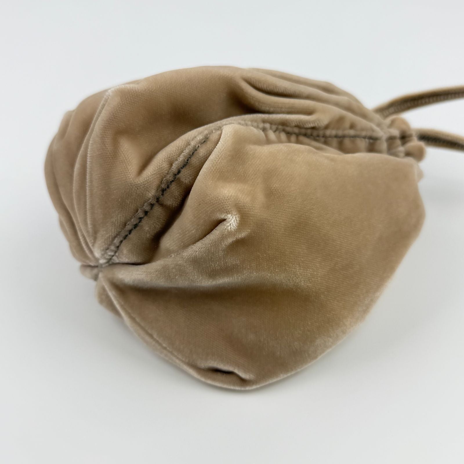 Prada Handbag Beige Velour Vintage — view 7