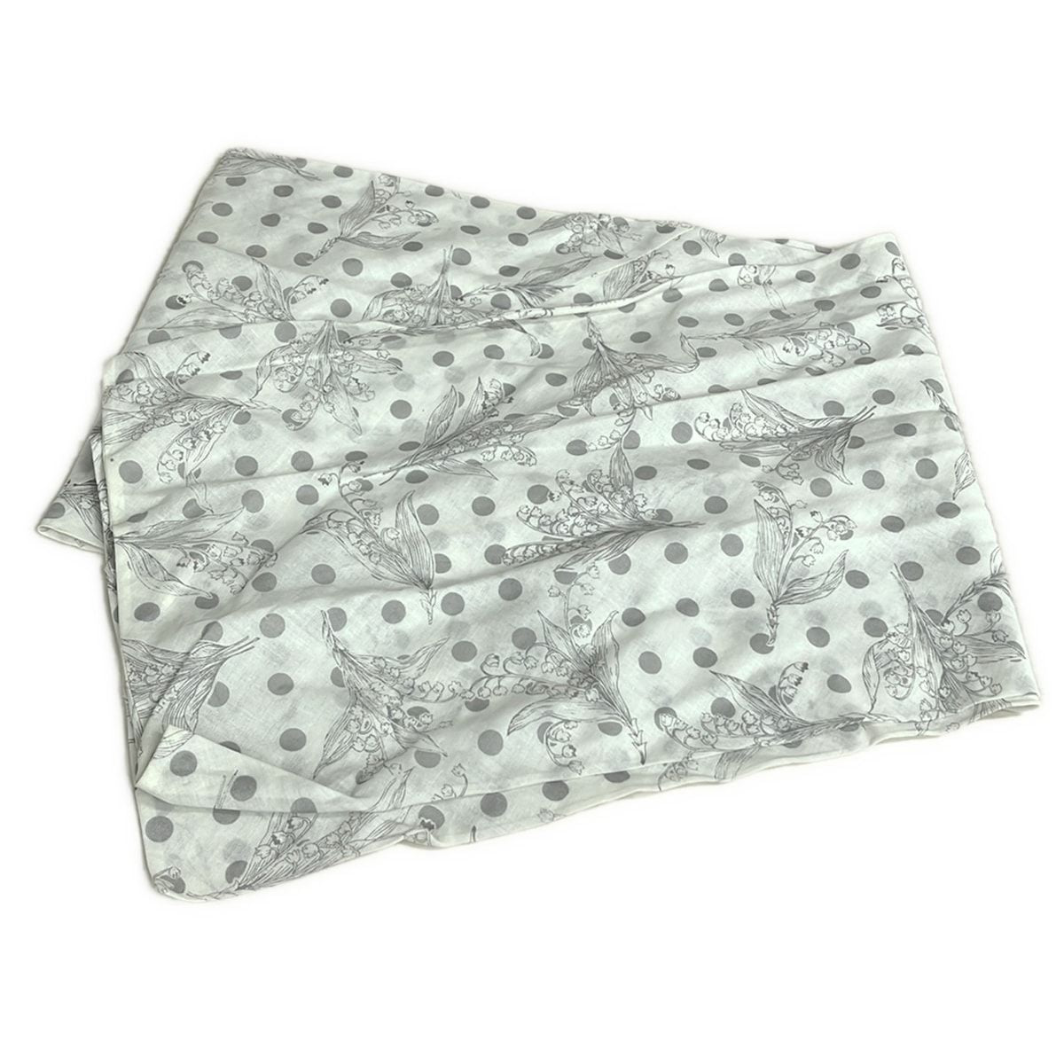 Dior Dress Suit Ivory Gray Floral Pattern Dot Shoulder Pad — view 6
