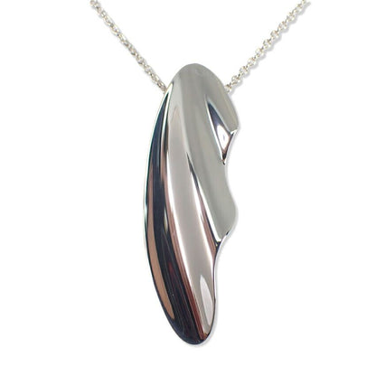 Tiffany & Co 925 Elsa Peretti Feather Necklace