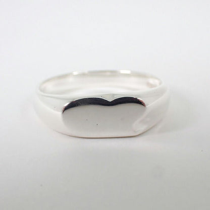 Tiffany & Co 925 Signet Heart Ring — view 7