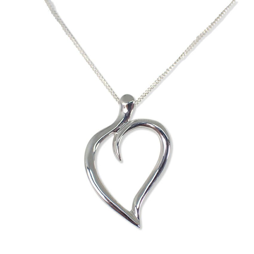 Tiffany & Co 925 Elsa Peretti Leaf Pendant