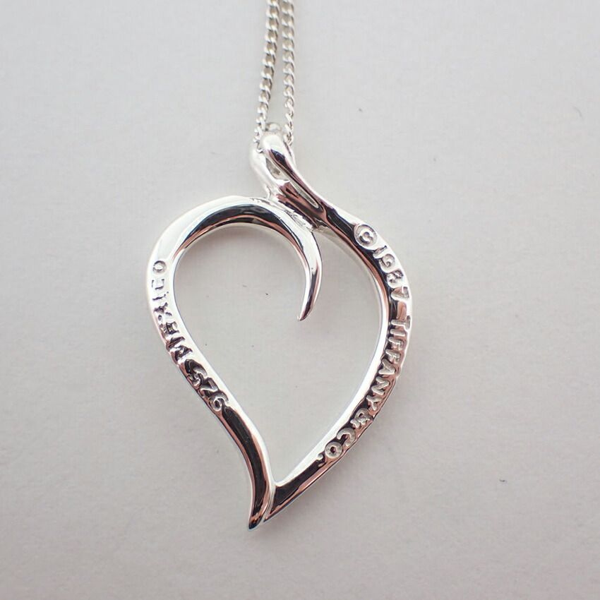 Tiffany & Co 925 Elsa Peretti Leaf Pendant — view 6