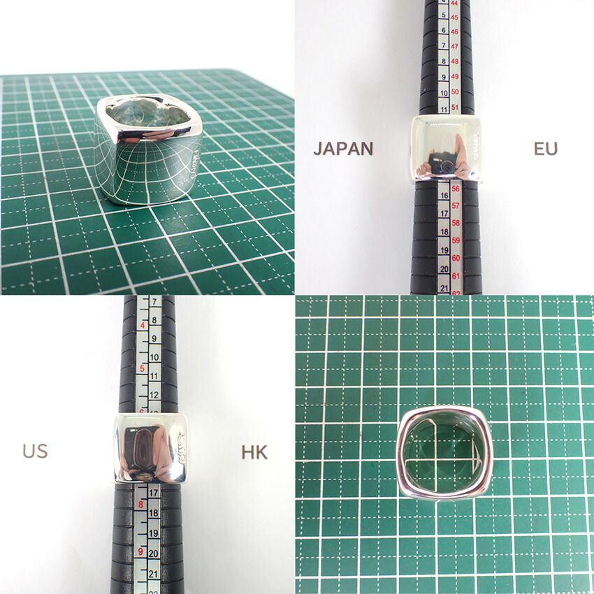 Chanel 925 Logo Square Wide Ring