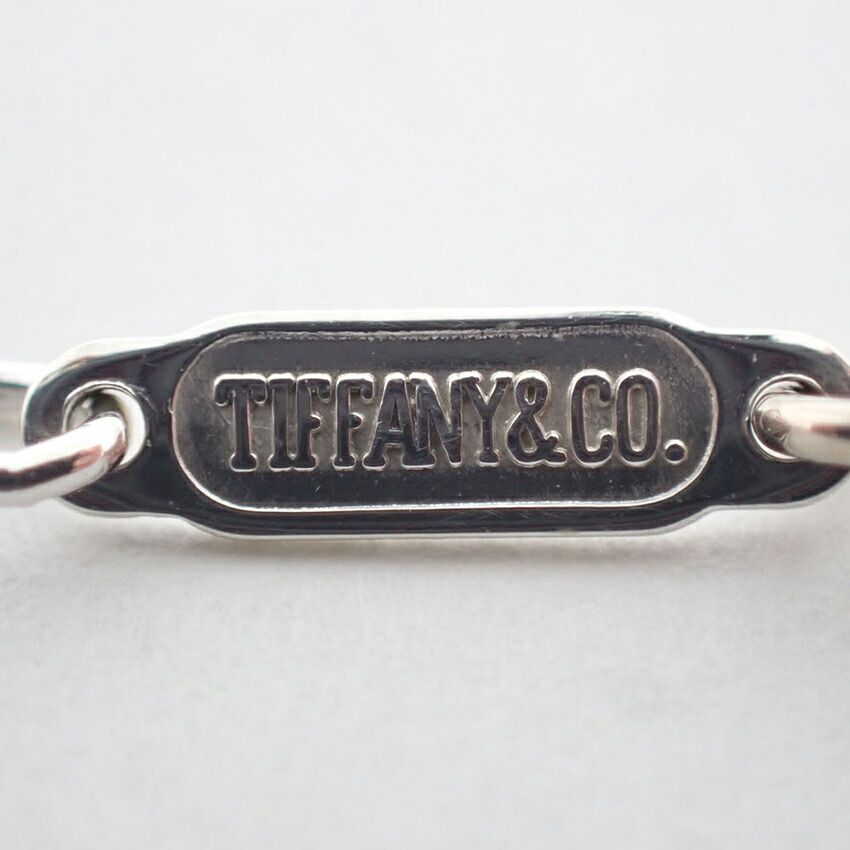 Tiffany & Co 925 750 Heart Ribbon Pendant Necklace — view 9