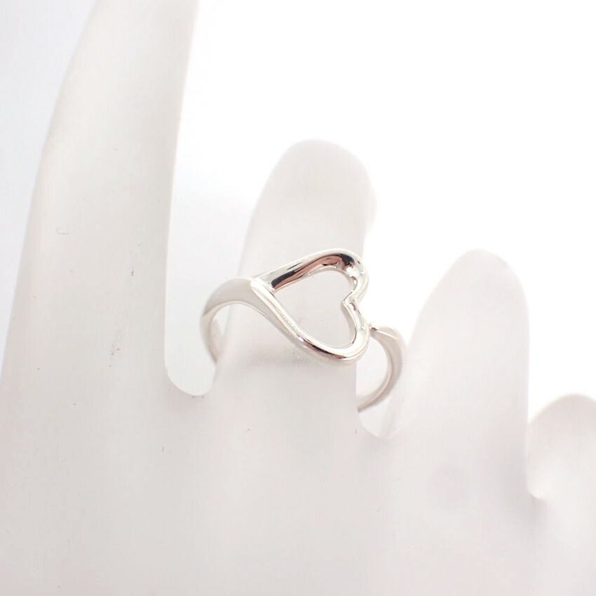 Tiffany & Co 925 Open Heart Ring — view 6