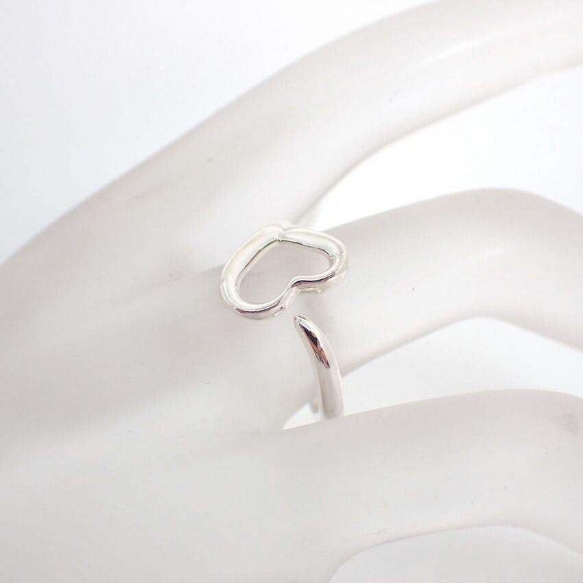 Tiffany & Co 925 Open Heart Ring — view 4