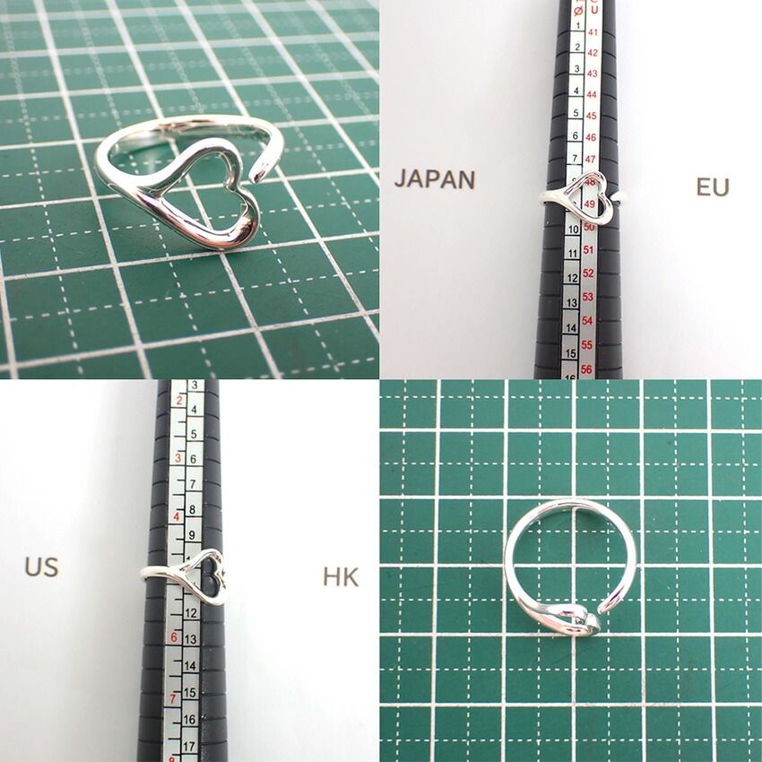 Tiffany & Co 925 Open Heart Ring — view 9