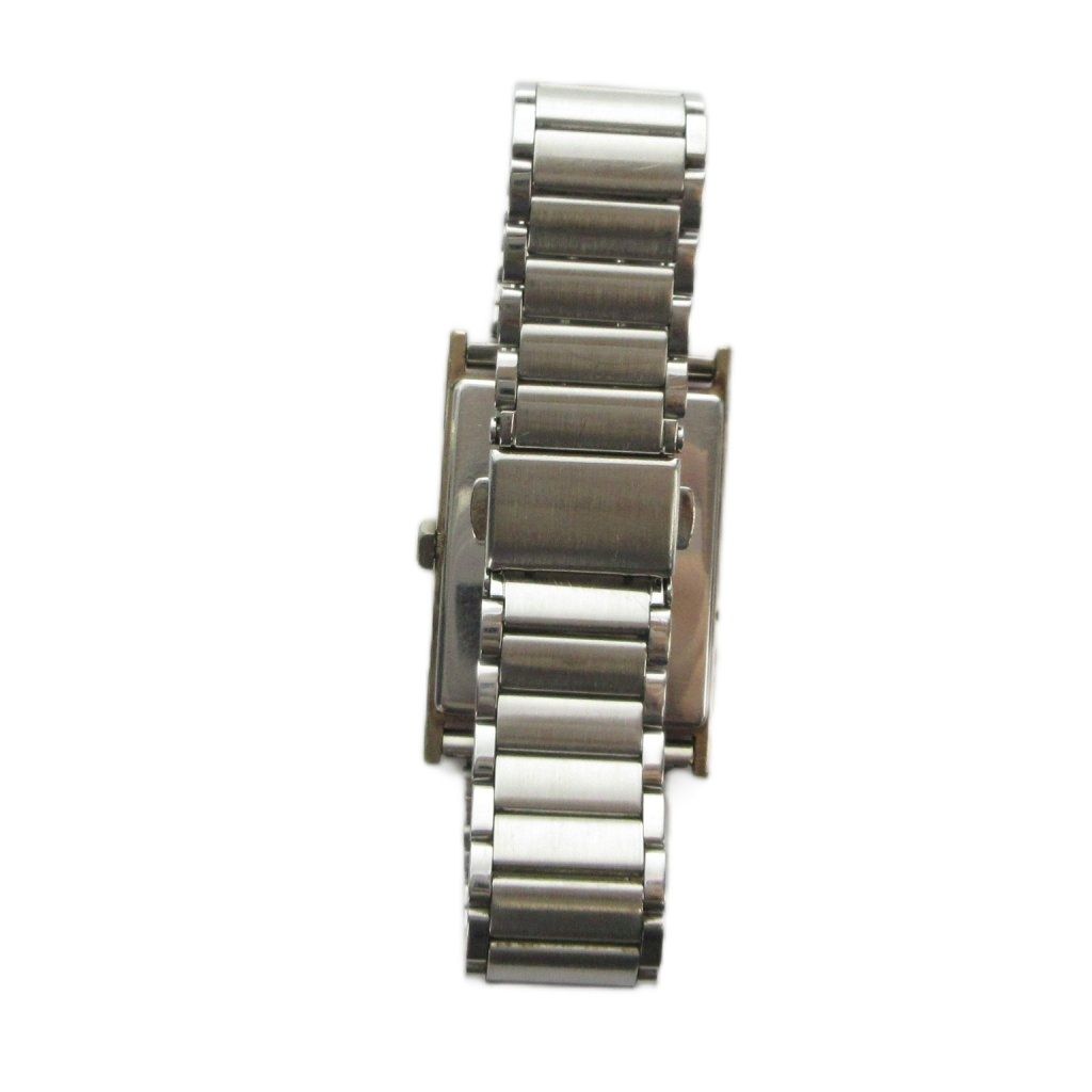 Saint Laurent Yves 4 Watch Quartz Square Logo Silver — view 3