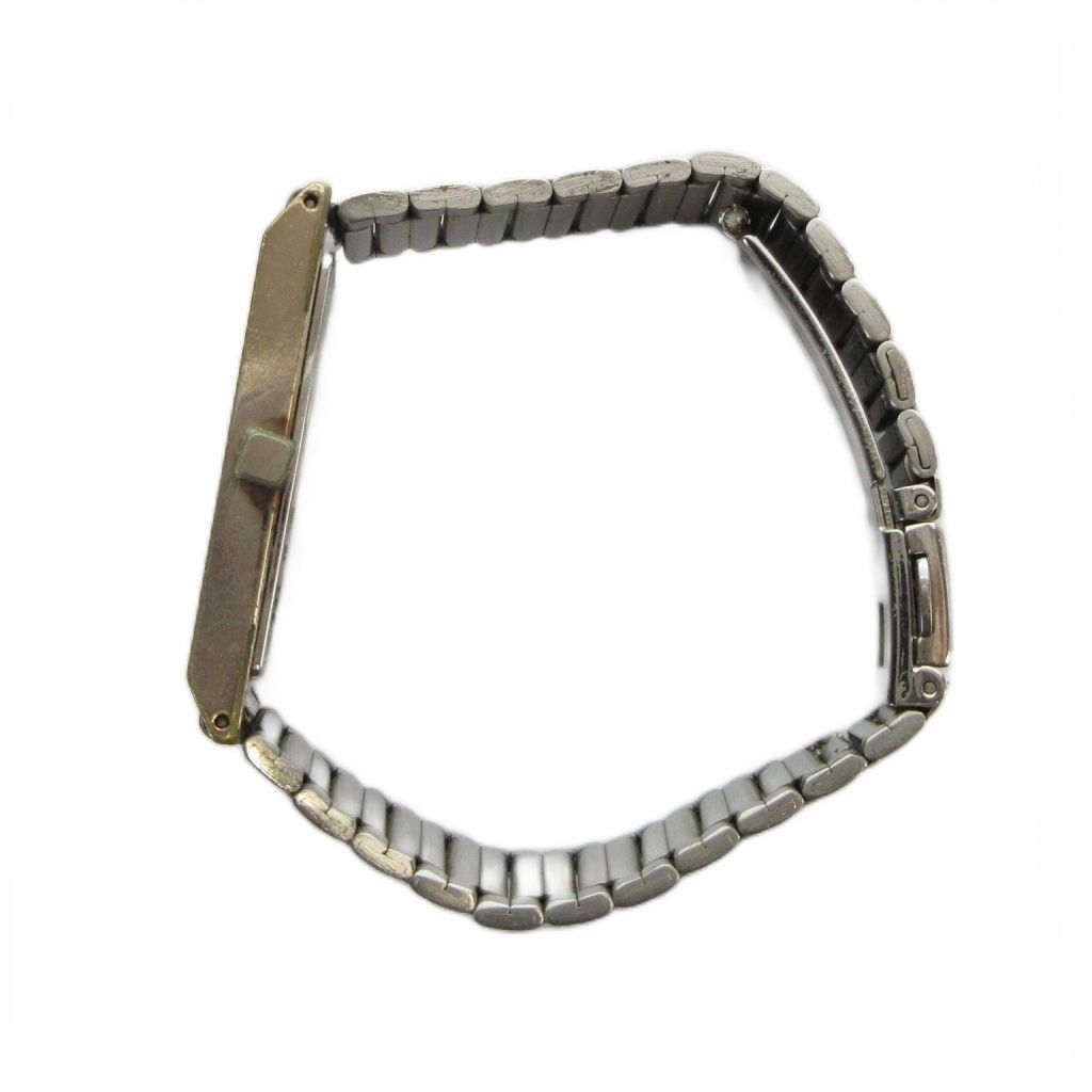 Saint Laurent Yves 4 Watch Quartz Square Logo Silver — view 4
