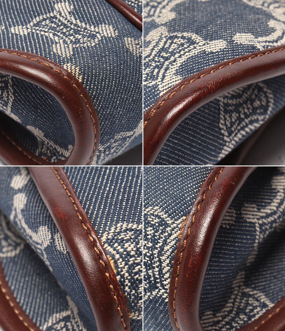 Celine Denim Shoulder Bag Paris Macadam — view 6