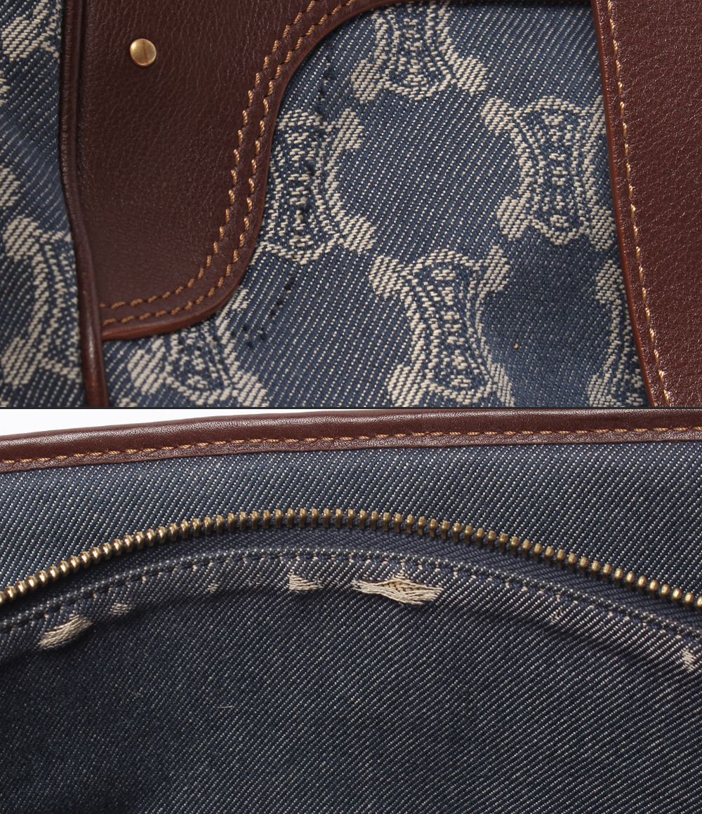 Celine Denim Tote Paris Macadam — view 6