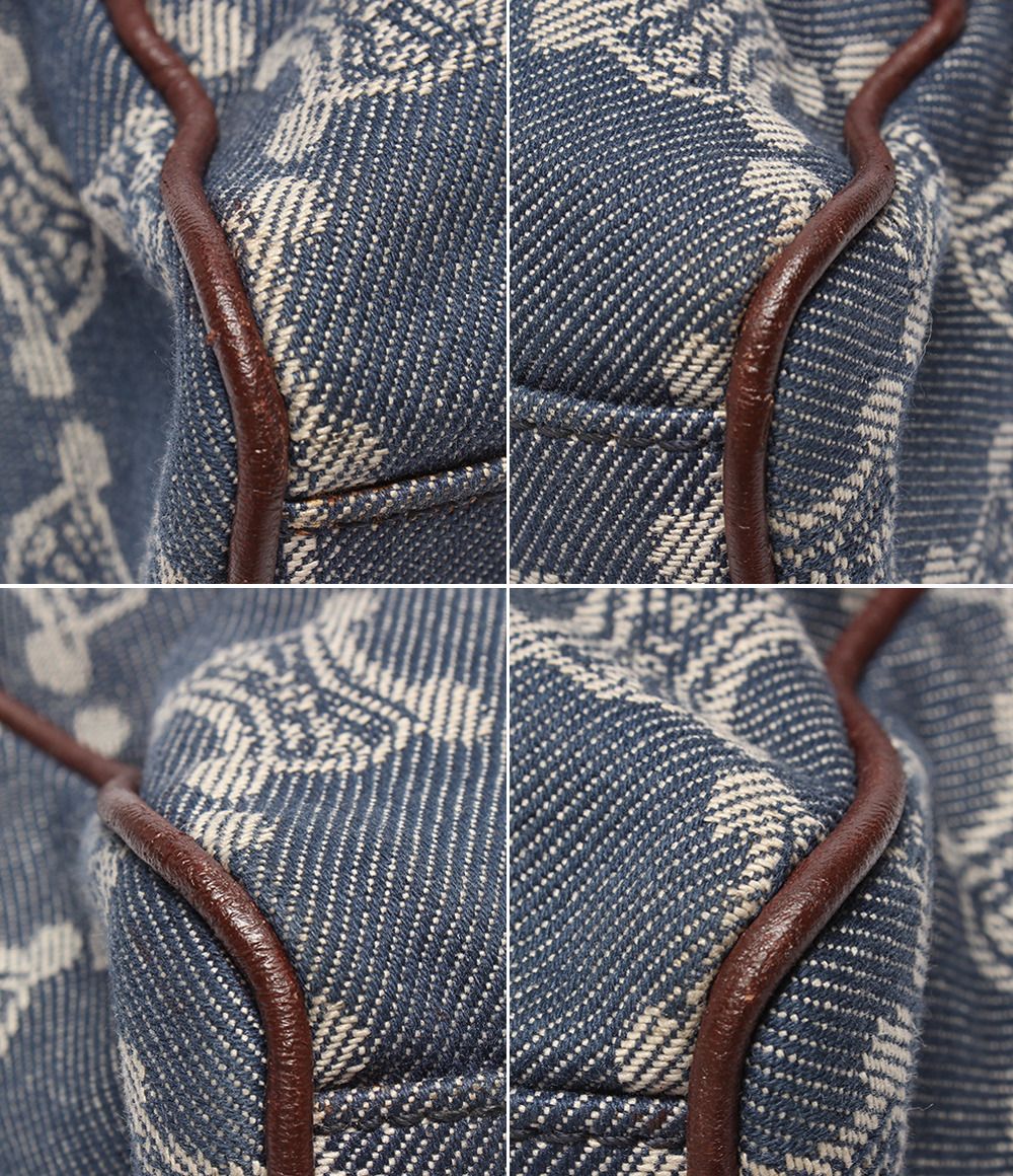 Celine Denim Tote Paris Macadam — view 5