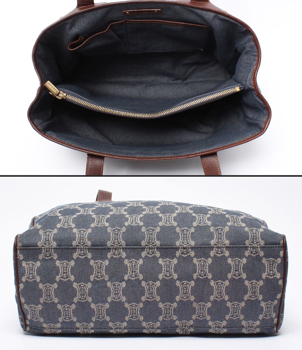 Celine Denim Tote Paris Macadam — view 3