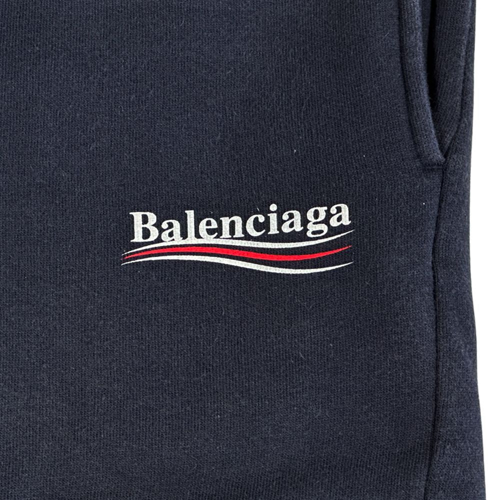 Balenciaga Cotton Sweatshirt Pants Navy S Brushed Lining Street — view 4