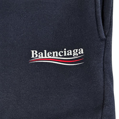 Balenciaga Cotton Sweatshirt Pants Navy S Brushed Lining Street — view 4