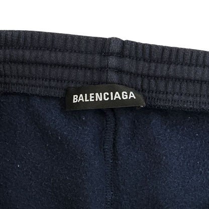 Balenciaga Cotton Sweatshirt Pants Navy S Brushed Lining Street — view 7