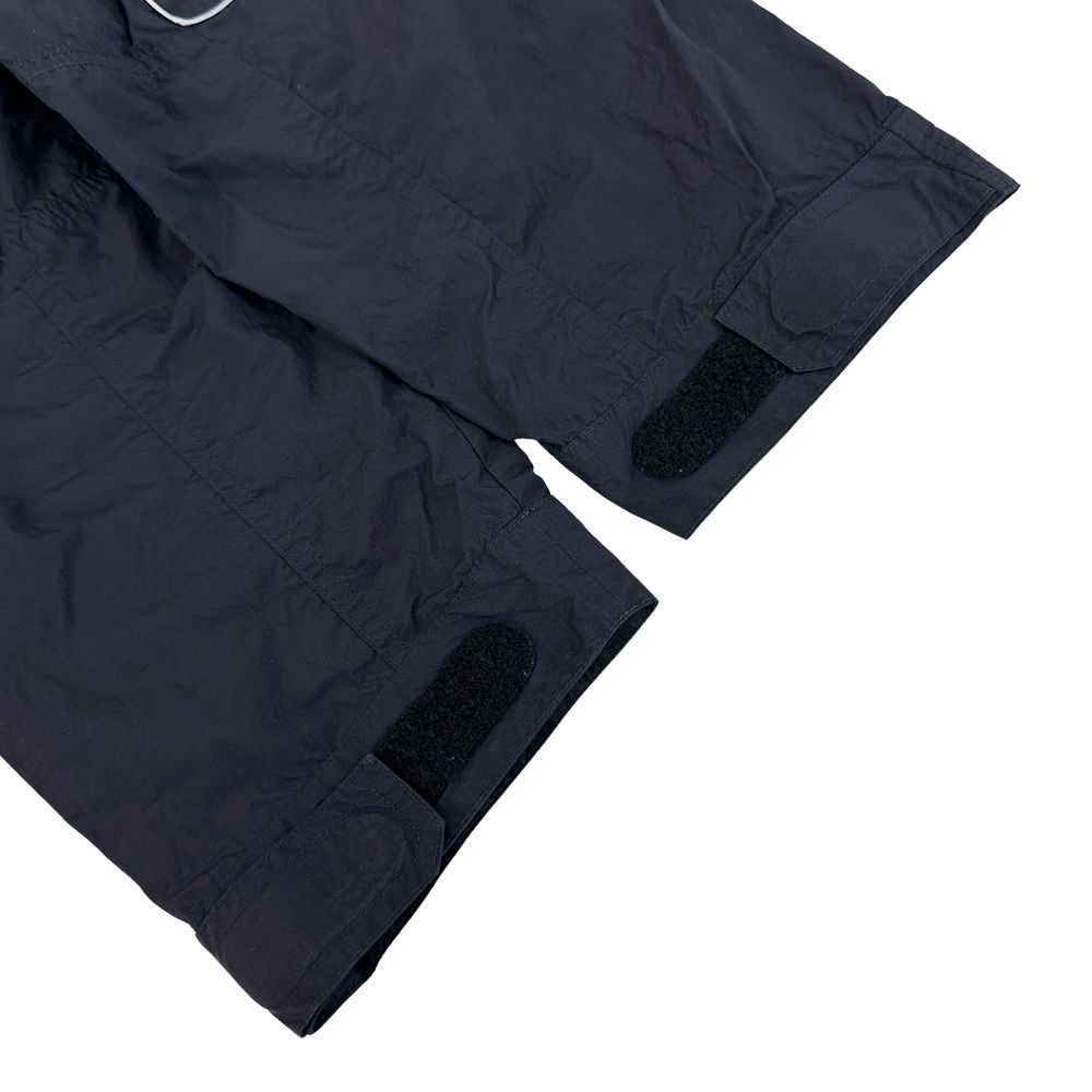 Balenciaga Nylon Anorak Hoodie Navy L XL 48 Half Zip Windbreaker Oversize — view 5