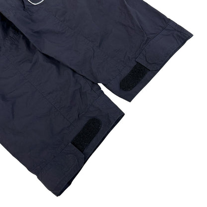 Balenciaga Nylon Anorak Hoodie Navy L XL 48 Half Zip Windbreaker Oversize — view 5
