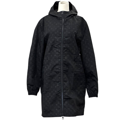 Louis Vuitton Nylon Mid Length Monogram Windbreaker Black 44 Shoulder Bag — view 3