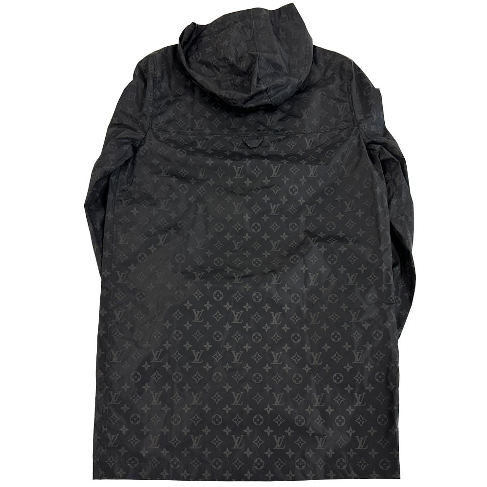 Louis Vuitton Nylon Mid Length Monogram Windbreaker Black 44 Shoulder Bag — view 2