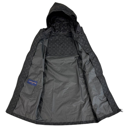 Louis Vuitton Nylon Mid Length Monogram Windbreaker Black 44 Shoulder Bag — view 5