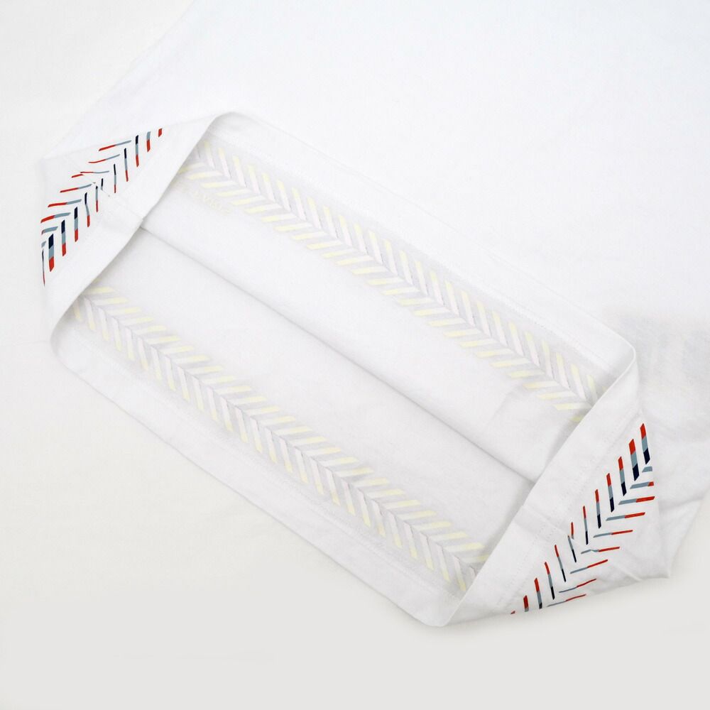 Hermes T-Shirt Cartouche Chevron 36 Cotton White — view 6